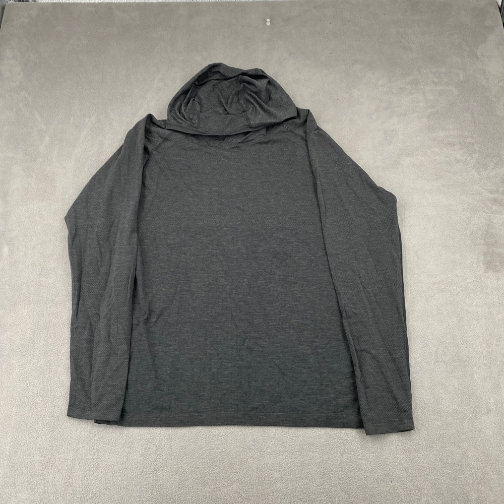 Lululemon Metal Vent Tech Hoodie Mens XL Gray Long Sleeve Training Shirt